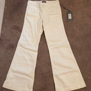 Kids 7ForAllManKind Size 8 White Flared Jeans